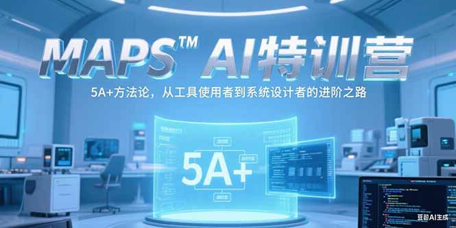 MAPSAI特训营，掌握 5A+方法论，从工具使用者到系统设计者的进阶之路-928资源网