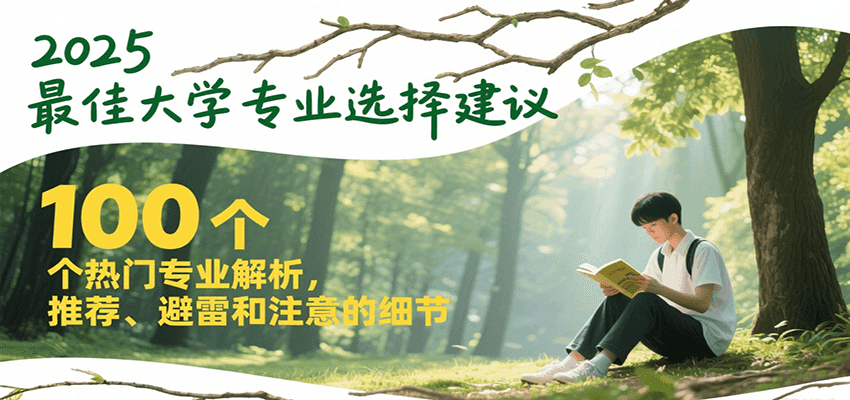 2025最佳大学专业选择建议，100个热门专业解析，推荐、避雷和注意的细节-928资源网