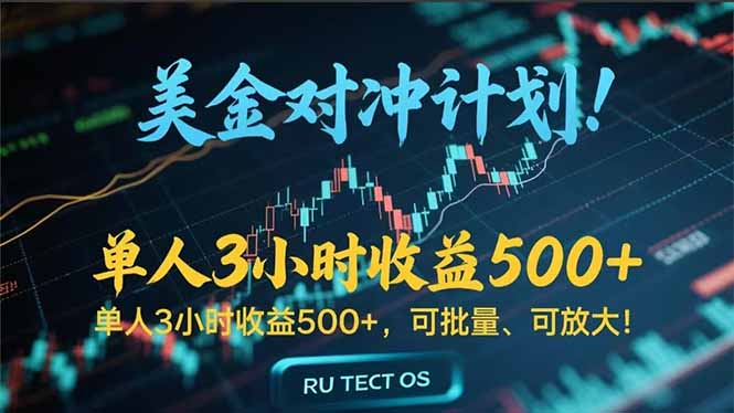 长久稳定的撸美金项目，平均3小时收入 500+，可公司实地考察实地操作！-928资源网