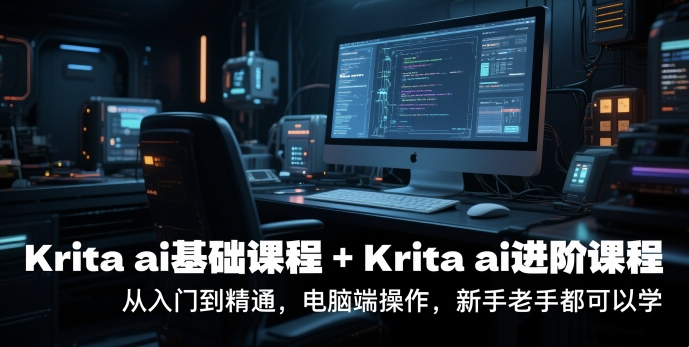 krita ai基础课程+Krita ai进阶课程，从入门到精通，电脑端操作，新手老手都可以学-928资源网