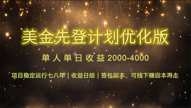 连续7-8年创单日收益冠军项目，日收益$600-1200-928资源网