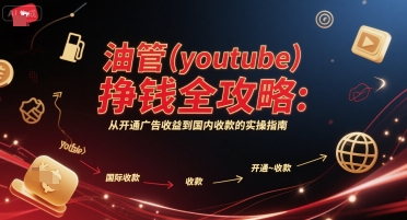 油管(youtube)挣钱全攻略：从开通广告收益到国内收款的实操指南-928资源网