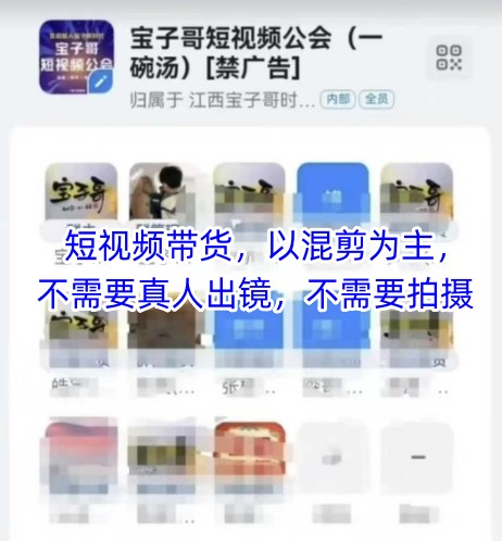 宝子哥头部团队短视频带货，以混剪为主，不需要真人出镜，不需要拍摄【更新6月】-928资源网
