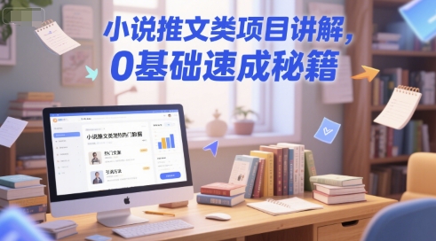 小说推文类项目讲解，0 基础速成秘籍-928资源网