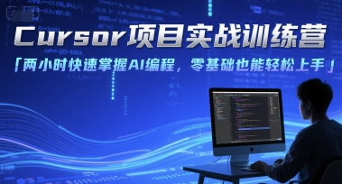 Cursor项目实战训练营，两小时快速掌握AI编程，零基础也能轻松上手-928资源网
