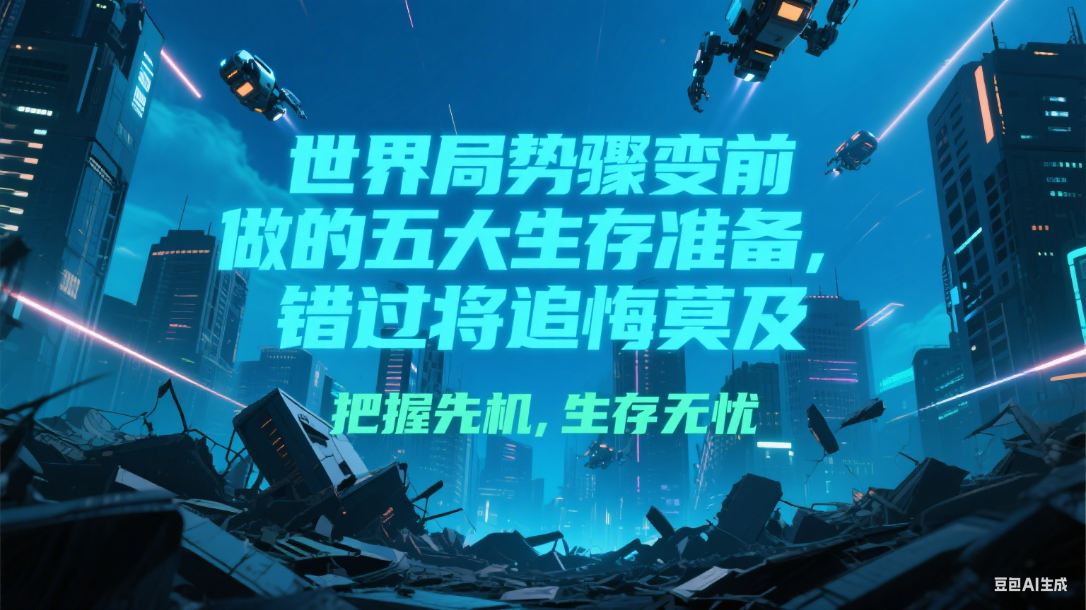 付费文章《世界局势骤变前必做的五大生存准备，错过将追悔莫及》-928资源网