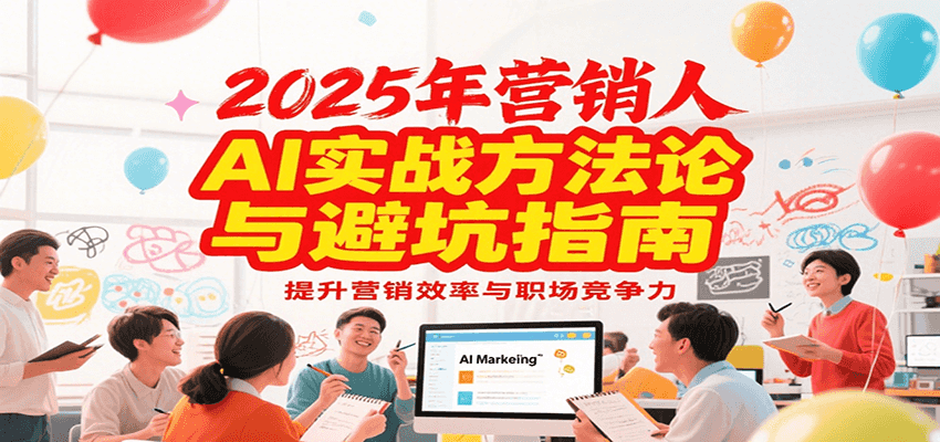 2025年营销实战方法论与避坑指南，利用AI提升营销效率与职场竞争力-928资源网