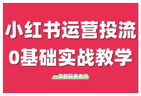 小红书运营投流，小红书广告投放从0到1的实战课，学完即可开始投放(更新)-928资源网