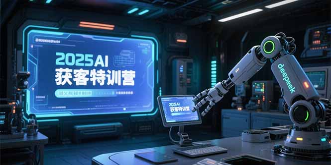 2025AI获客特训营，AI图文视频全制作，deepseek工具实操教学-928资源网
